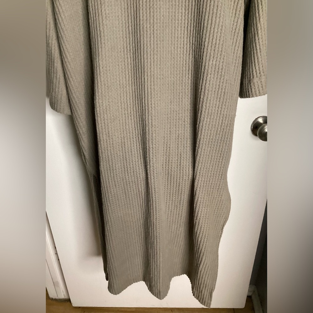 Final Touch Beige Ribbed Cardigan S - Picture 13 of 15